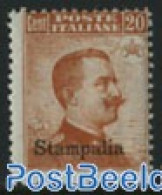 Aegean Islands 1912 Stampalia, Definitive No WM 1v, Mint NH - Ägäis