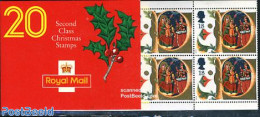 Great Britain 1991 Christmas Booklet, Mint NH, Religion - Christmas - Stamp Booklets - Sonstige & Ohne Zuordnung