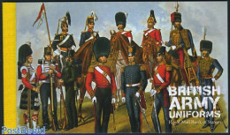 Great Britain 2007 Army Uniforms Prestige Booklet, Mint NH, History - Various - Militarism - Stamp Booklets - Uniforms - Unused Stamps