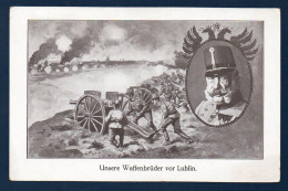 Pologne. Unsere Waffenbrüder Vor Lublin. Gouvernement Autrichien De Lublin. (1915-18). François-Joseph 1er. - Pologne