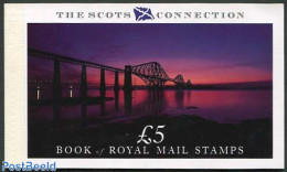 Great Britain 1989 The Scots Connection Booklet, Mint NH, Sport - Golf - Stamp Booklets - Art - Bridges And Tunnels - Unused Stamps