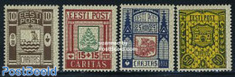 Estonia 1938 Coat Of Arms 4v, Mint NH, History - Coat Of Arms - Estonia