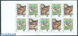 Faroe Islands 1999 Birds Booklet, Mint NH, Nature - Birds - Stamp Booklets - Unclassified