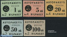 Finland 1949 Auto Parcel Stamps 5v, Mint NH - Nuovi