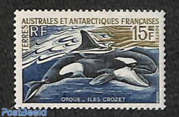 French Antarctic Territory 1969 Whale 1v, Mint NH, Nature - Sea Mammals - Unused Stamps