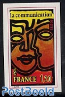 France 1976 Communication 1v Imperforated, Mint NH - Ungebraucht