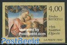 France 1992 Botticelli Painting 1v Imperforated, Mint NH, Art - Paintings - Neufs