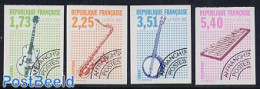 France 1992 Music Instruments 4v Imperforated, Mint NH, Performance Art - Music - Musical Instruments - Ongebruikt