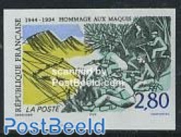 France 1994 Maquis 1v Imperforated, Mint NH, History - Neufs