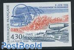 France 1994 Normandy Troops 1v Imperforated, Mint NH, History - Ongebruikt