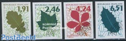 France 1994 Precancels 4v Imperforated, Mint NH, Nature - Trees & Forests - Neufs