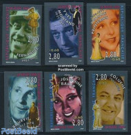France 1994 Film Stars 6v Imperforated, Mint NH, Photography - Ungebraucht