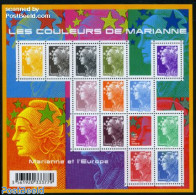 France 2009 Marianne And Europe 13v M/s, Mint NH - Unused Stamps