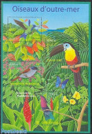France 2003 Birds Overseas S/s, Mint NH, Nature - Birds - Butterflies - Flowers & Plants - Ungebraucht