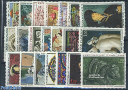 France 1970 Art Stamps France 1966/1970 (21 Stamps), Mint NH - Nuevos