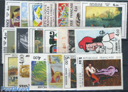 France 1984 Art Stamps France 1981/1984 (20 Stamps), Mint NH, Art - Paintings - Ongebruikt