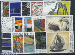 France 1987 Art Stamps France 1985/1987 (15 Stamps), Mint NH, Art - Paintings - Ongebruikt