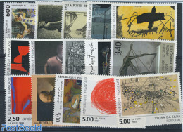 France 1993 Art Stamps France 1991/1993 (15 Stamps), Mint NH, Art - Paintings - Ungebraucht
