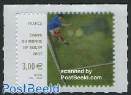 France 2007 World Cup Rugby 1v (3-D Stamps), Mint NH, Sport - Various - Rugby - Sport (other And Mixed) - 3-D Stamps - Unused Stamps