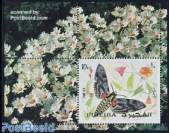 Fujeira 1972 Butterflies S/s, Mint NH, Nature - Butterflies - Fujeira