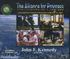Gambia 2006 The Alliance For Progress 4v M/s, Mint NH, History - American Presidents - Gambie (...-1964)