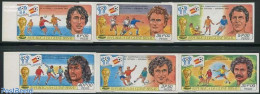 Guinea Bissau 1981 World Cup Football 6v Imperforated, Mint NH, History - Sport - Netherlands & Dutch - Football - Geografía