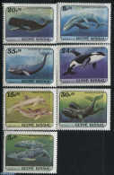 Guinea Bissau 1984 Whales 7v, Mint NH, Nature - Animals (others & Mixed) - Sea Mammals - Guinée-Bissau