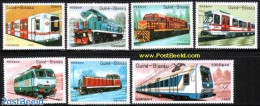Guinea Bissau 1989 Railways 7v, Mint NH, Transport - Railways - Eisenbahnen