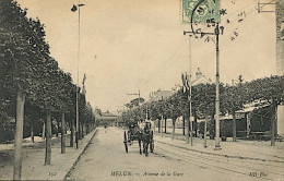 CPA 77 - Melun - Avenue De La Gare - Melun