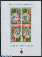 Gabon 1967 Red Cross S/s, Mint NH, Health - Red Cross - Unused Stamps