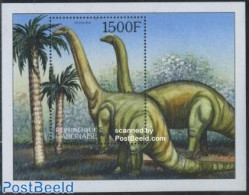 Gabon 2000 Cetiosaurus S/s, Mint NH, Nature - Prehistoric Animals - Ongebruikt