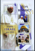 Grenada Grenadines 2009 Carriacou, Pope Benedict XVI 4v M/s, Mint NH, Religion - Pope - Religion - Päpste
