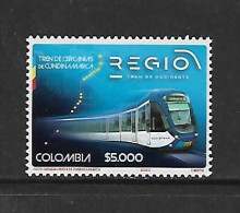 COLOMBIE 2020 TRAINS YVERT N° NEUF MNH** - Trains