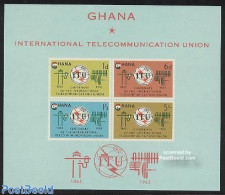 Ghana 1965 I.T.U. Centenary S/s, Mint NH, Various - I.T.U. - Telekom