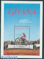 Ghana 1985 Motor Cycle Centenary S/s, Mint NH, Transport - Motorcycles - Motos