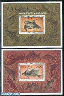 Ghana 1991 Fish 2 S/s, Mint NH, Nature - Fish - Vissen