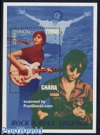 Ghana 1995 John Lennon S/s, Mint NH, Performance Art - Music - Popular Music - Music
