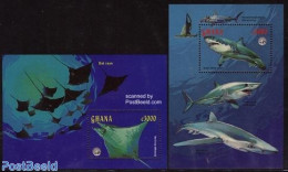Ghana 1998 Int. Ocean Year 2 S/s, Mint NH, Nature - Fish - Vissen