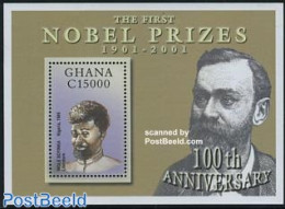 Ghana 2001 Nobel Prize S/s, Soyinka, Mint NH, History - Nobel Prize Winners - Art - Authors - Nobel Prize Laureates