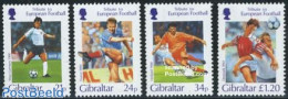 Gibraltar 1996 European Football Games England 4v, Mint NH, Sport - Football - Gibraltar