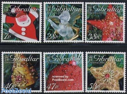 Gibraltar 2004 Christmas 6v, Mint NH, Religion - Christmas - Noël