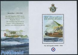 Gibraltar 2008 90 Years Royal Airforce S/s, Mint NH, Transport - Aircraft & Aviation - Vliegtuigen