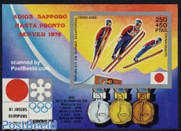 Equatorial Guinea 1972 Olympic Winter Winners S/s Imperforated, Mint NH, Sport - Olympic Winter Games - Guinée Equatoriale