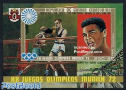 Equatorial Guinea 1972 Olympic History S/s, Clay, Imperforated, Mint NH, Sport - Boxing - Olympic Games - Boksen