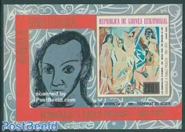 Equatorial Guinea 1973 Picasso S/s Imperforated, Blue Period, Mint NH, Art - Modern Art (1850-present) - Pablo Picasso - Equatorial Guinea