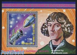 Equatorial Guinea 1974 Copernicus S/s, Mint NH, Science - Transport - Astronomy - Space Exploration - Astrología