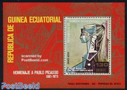 Equatorial Guinea 1974 Picasso S/s, Mint NH, Art - Modern Art (1850-present) - Pablo Picasso - Equatorial Guinea