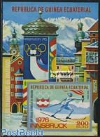 Equatorial Guinea 1975 Olympic Winter Games S/s Imperforated, Mint NH, Sport - Olympic Winter Games - Equatoriaal Guinea