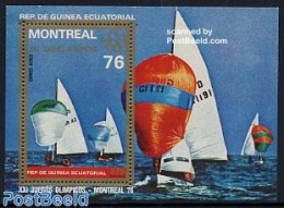 Equatorial Guinea 1976 Olympic Games S/s, Mint NH, Sport - Olympic Games - Sailing - Vela