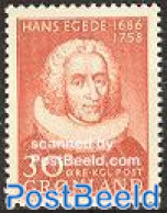 Greenland 1958 Hans Edege 1v, Mint NH, Religion - Religion - Unused Stamps